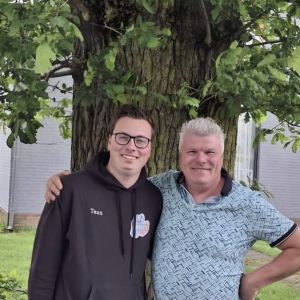 Teun en vader Jos