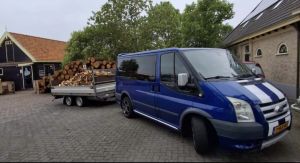 Mix eik- berk los gestort per m3 ovengedroogd